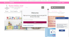Desktop Screenshot of mamaonlinestore.com